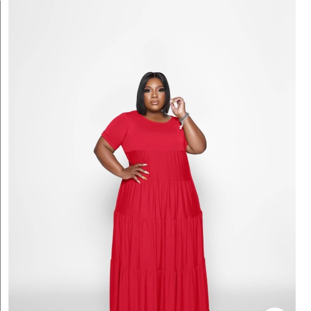 Plus size ladies dress